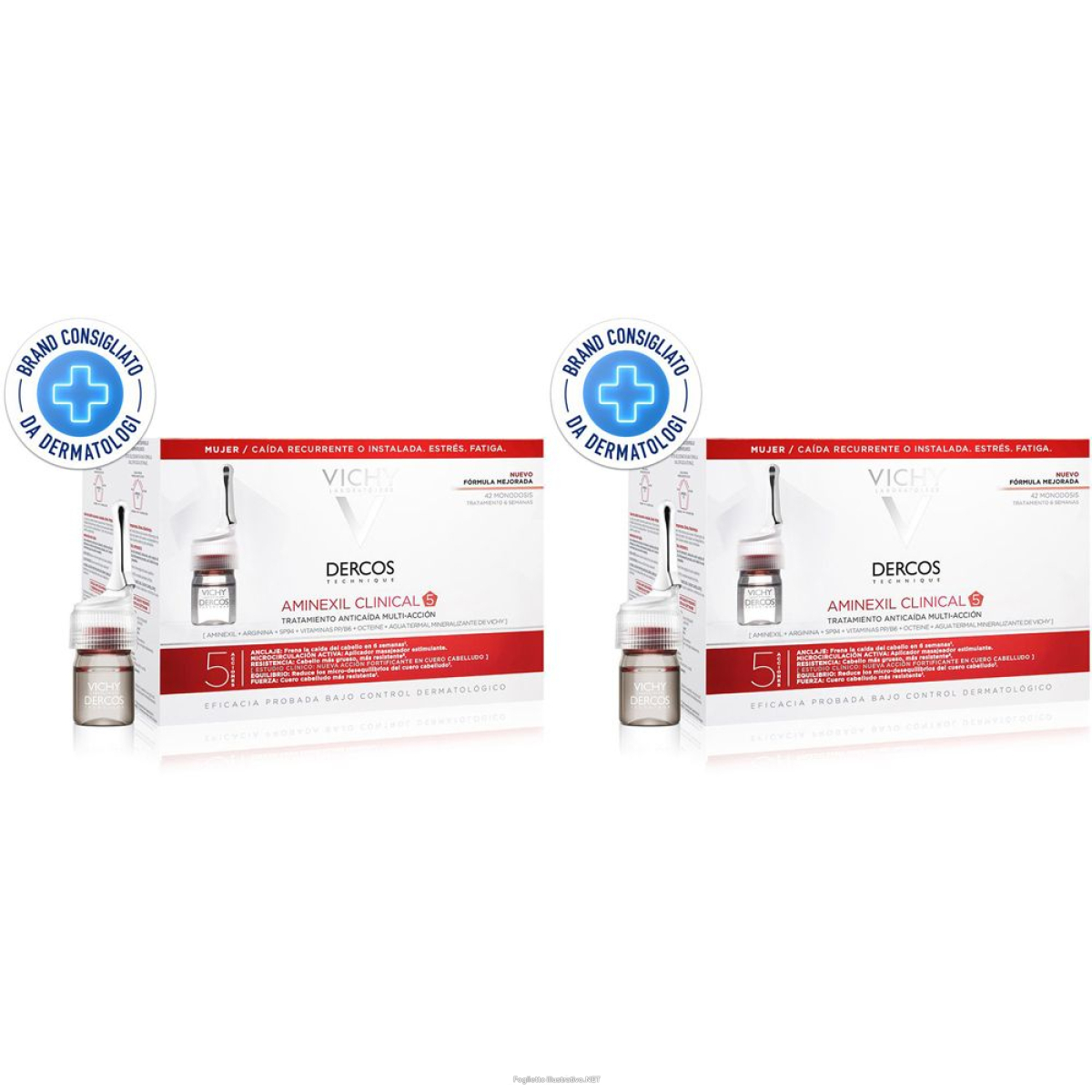 Trova Offerte di vichy dercos aminexil trattamento anticaduta donna 42 fiale x 6 ml e compra online