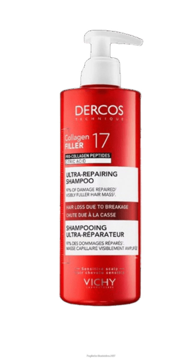 Trova Offerte di vichy dercos collagen 17 shampoo riparatore, con peptidi pro-collagene e acido citrico, 400ml e compra online