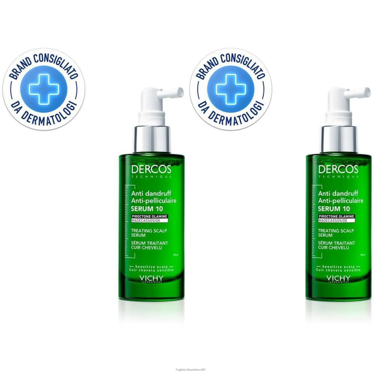 Trova Offerte di Vichy Dercos DT Serum 10 Anti-Forfora 90 ml il Siero Che Agisce su e compra online