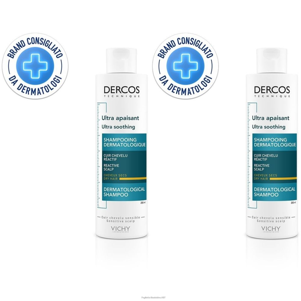 Trova Offerte di vichy dercos shampoo ultra-lenitivo per cuoio capelluto reattivo capel e compra online