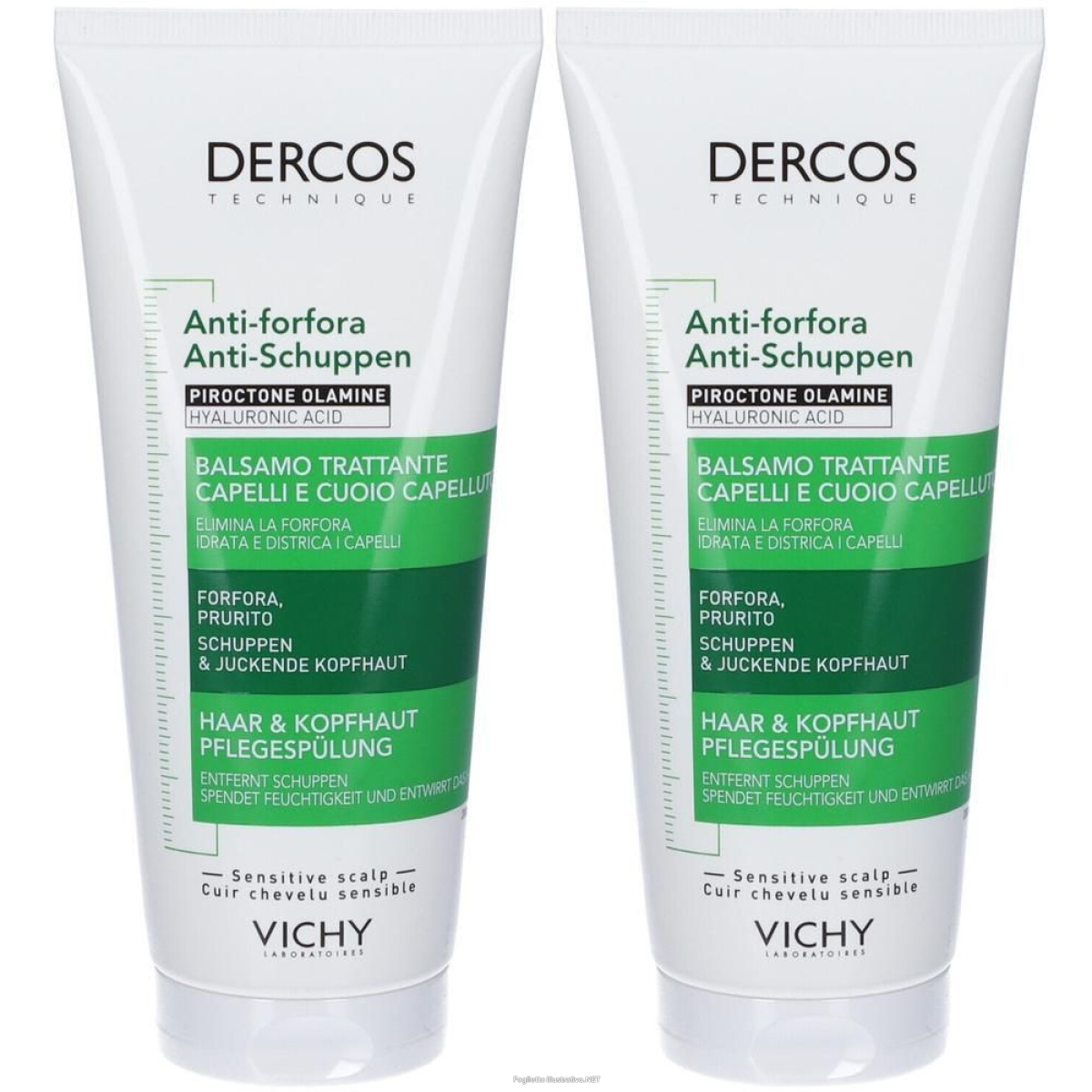 Trova Offerte di vichy dercos technique balsamo anti forfora 2x200 ml e compra online