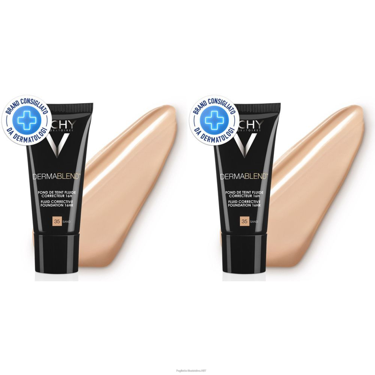 Trova Offerte di vichy dermablend fondotinta correttore fluido 16h tonalità 35 30 ml se e compra online