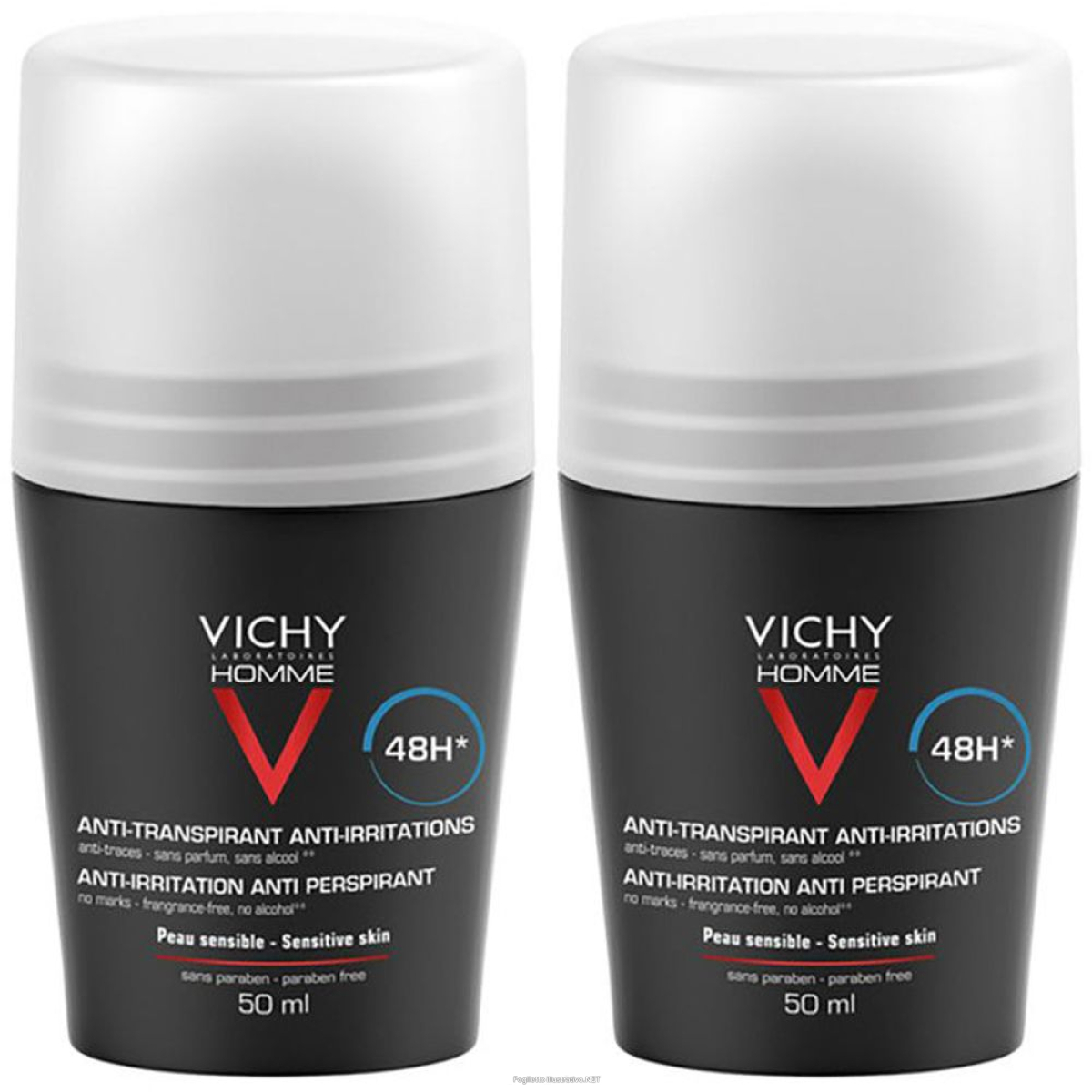 Trova Offerte di vichy homme deodorante roll -on antitraspirante 50 ml set da 2 2x50 e compra online