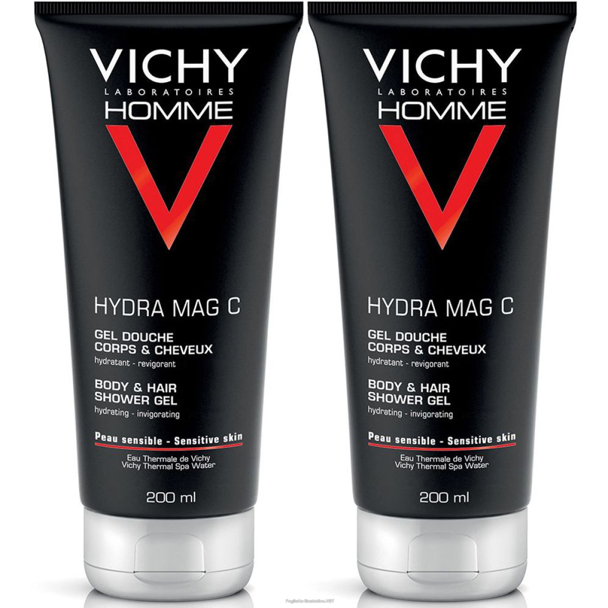 Trova Offerte di vichy homme hydra mag c gel doccia corpo e capelli 200 ml set da 2 2x2 e compra online