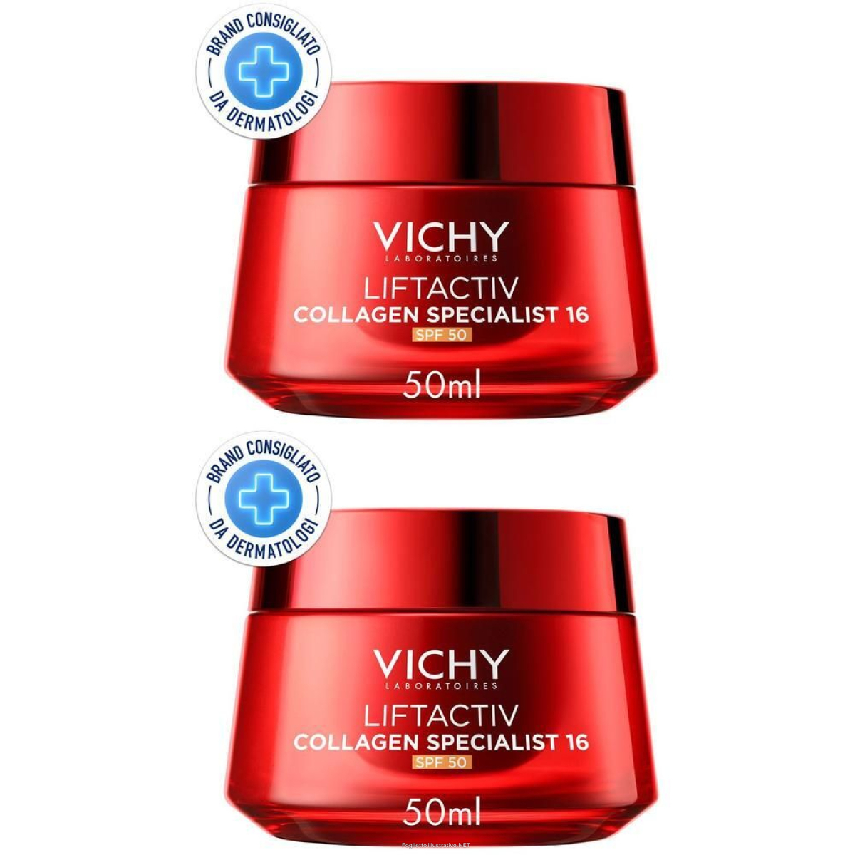 Trova Offerte di vichy liftactiv collagen specialist 16 crema spf50 ricaricabile 2x50 m e compra online