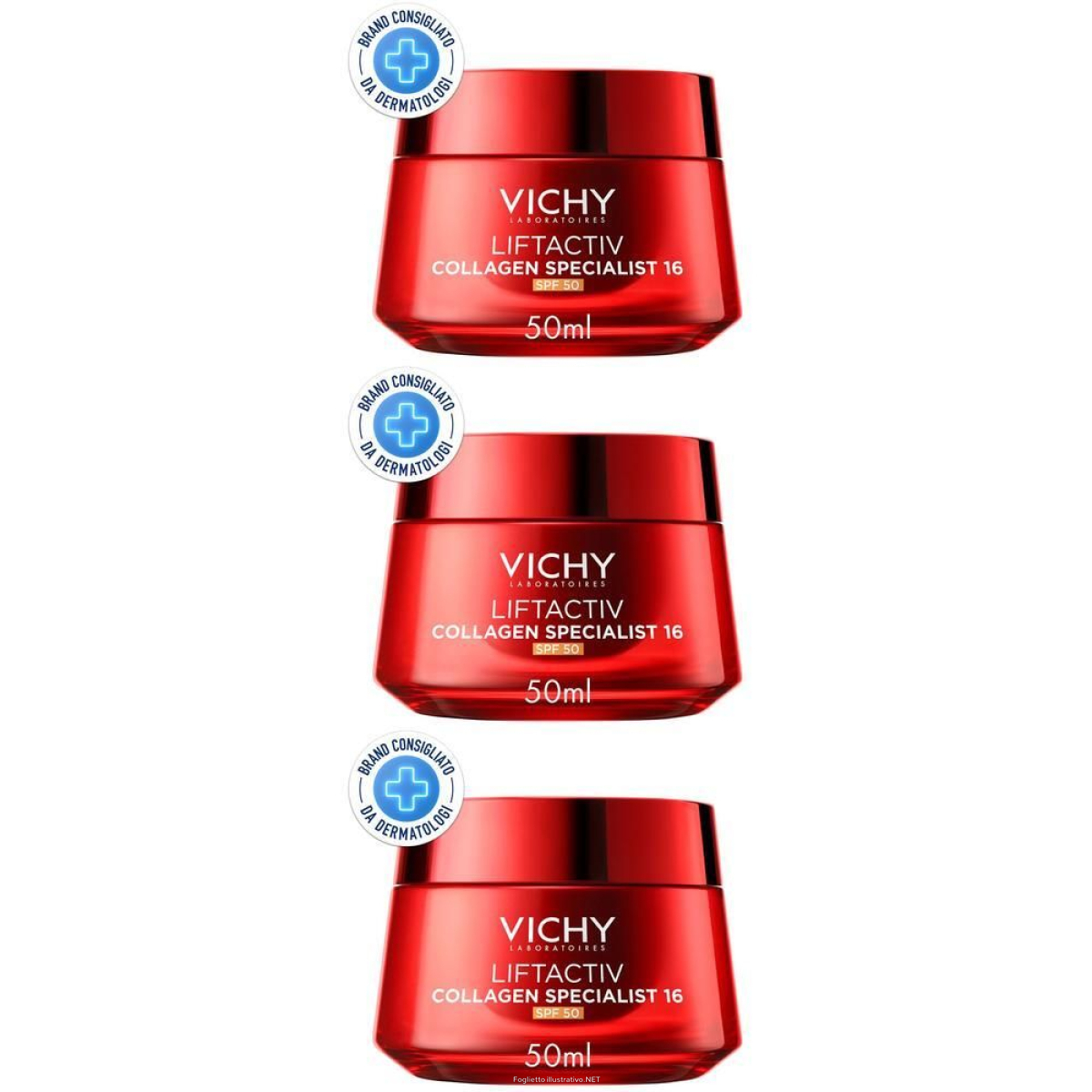 Trova Offerte di vichy liftactiv collagen specialist 16 crema spf50 ricaricabile 3x50 m e compra online