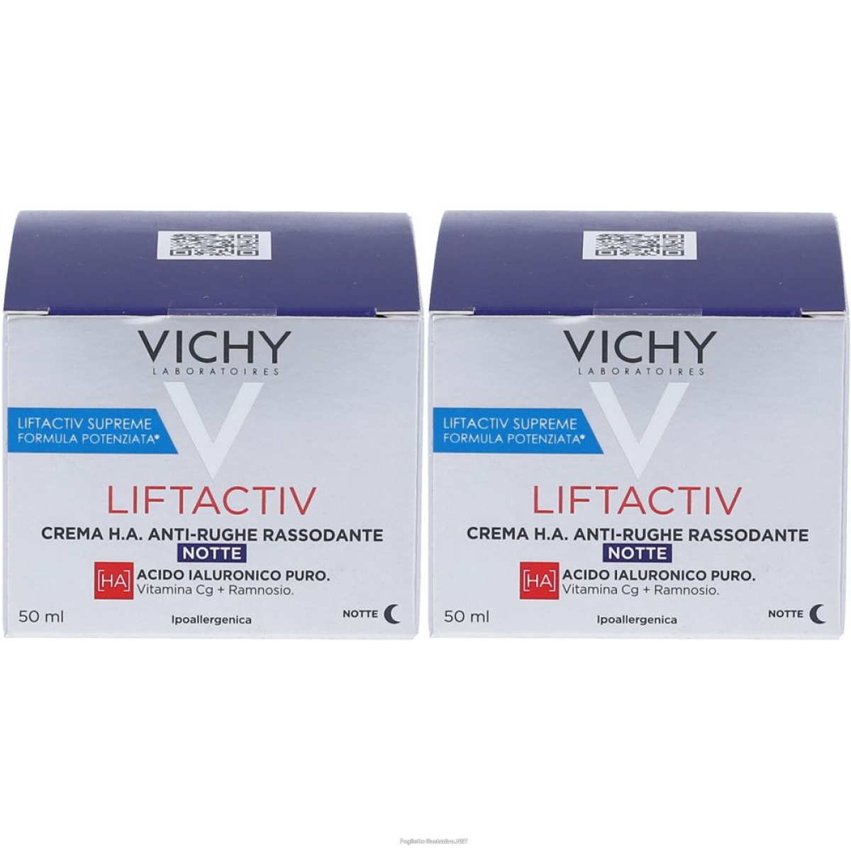 Trova Offerte di vichy liftactiv h.a. crema notte rassodante anti-rughe set da 2 2x50 m e compra online