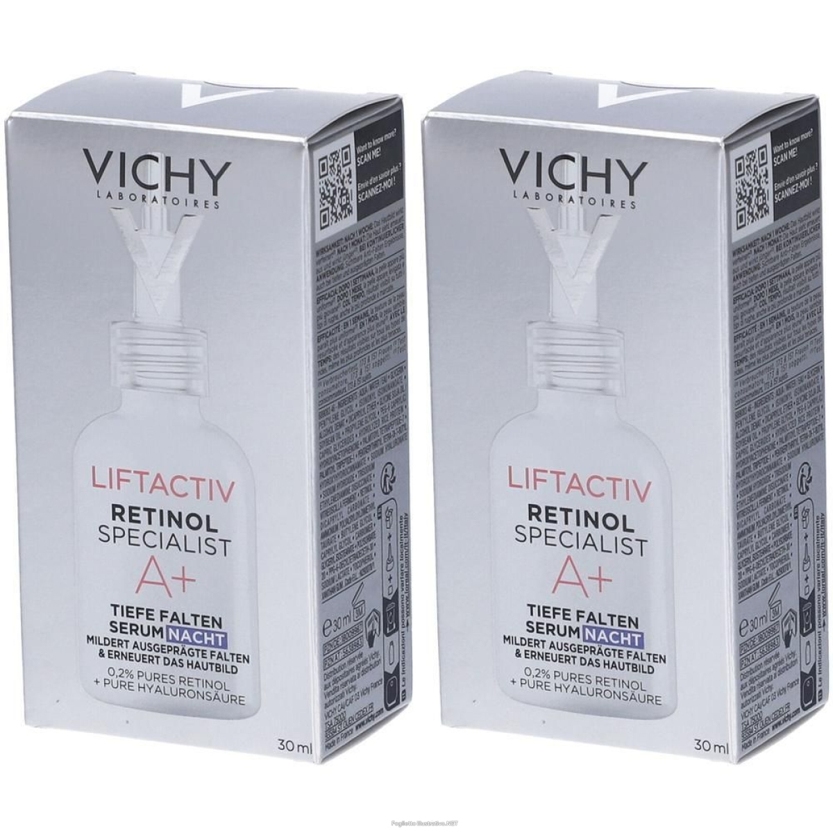 Trova Offerte di vichy liftactiv retinol specialist a+ siero notte rughe profonde 2x30 e compra online