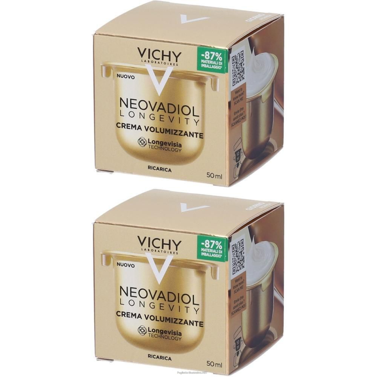 Trova Offerte di vichy neovadiol longevity crema volumizzante ricarica 2x50 ml e compra online