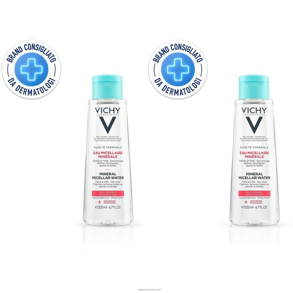 Trova Offerte di vichy pureté thermale acqua micellare minerale 3 in 1 200 ml per pelle e compra online
