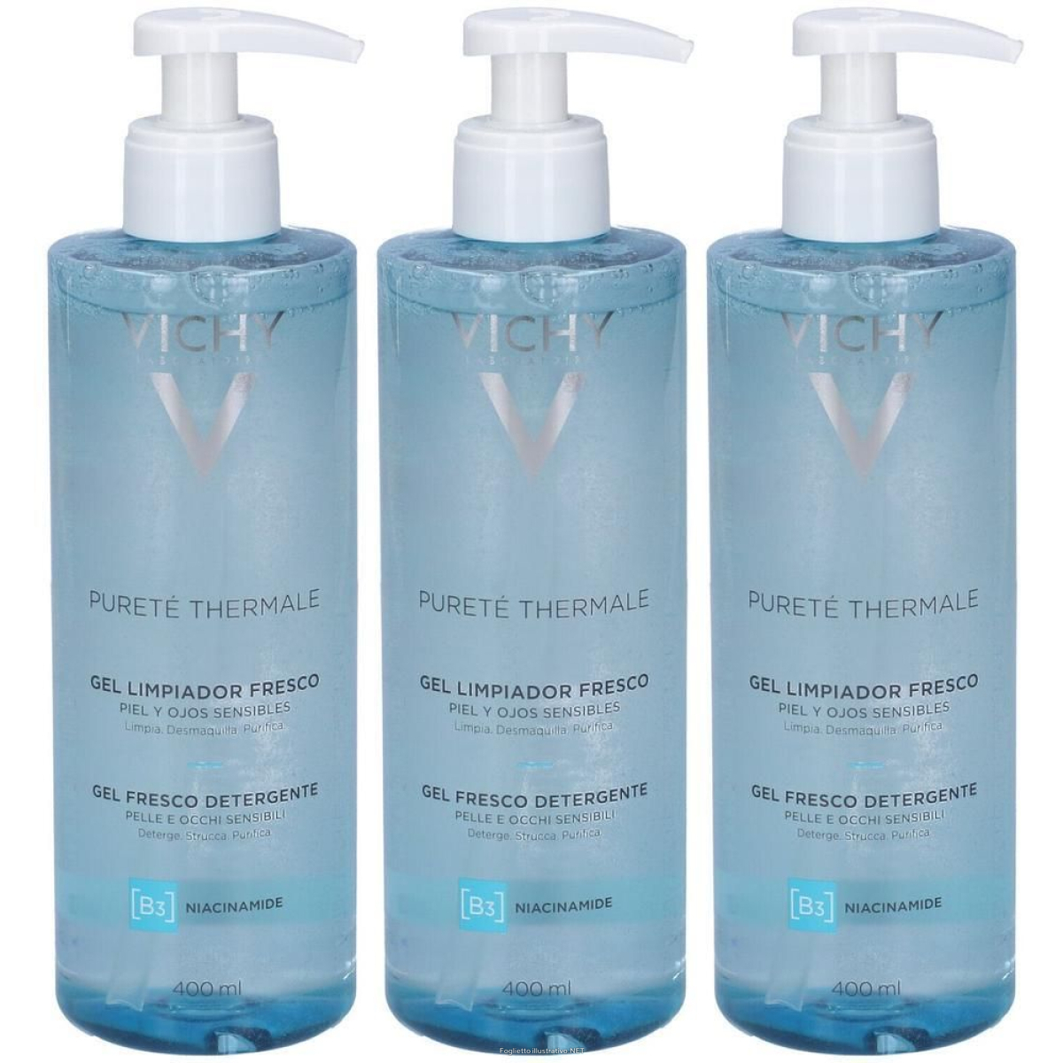 Trova Offerte di vichy pureté thermale gel detergente idratante 400 ml per detergere, s e compra online