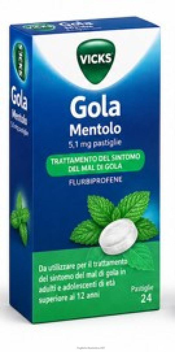 Trova Offerte di vicks gola 5 mg/1 mg pastiglie 24 pastiglie gusto mentolo in blister al-pvc/petfe e compra online