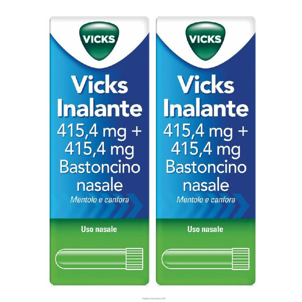 Trova Offerte di vicks inalante 415,4mg + bastonicino nasale set da 2 2x15 ml s e compra online
