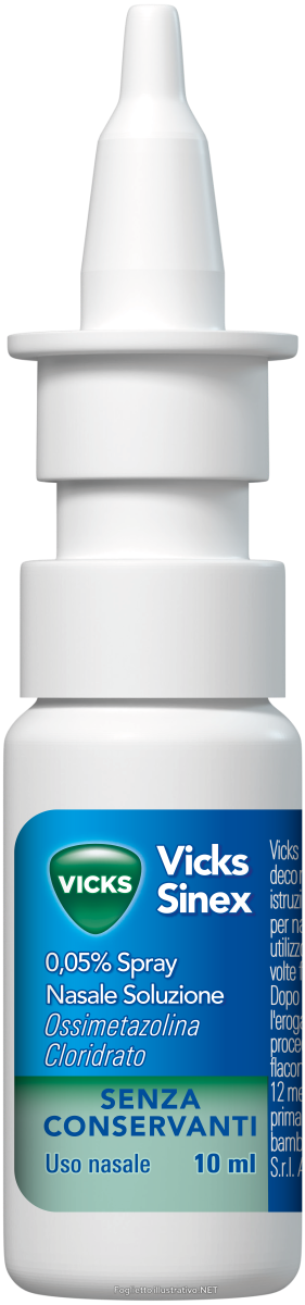 Trova Offerte di vicks sinex 0,5 mg/ml spray nasale soluzione 1 flacone hdpe da 10 ml con pompa dosatrice e compra online
