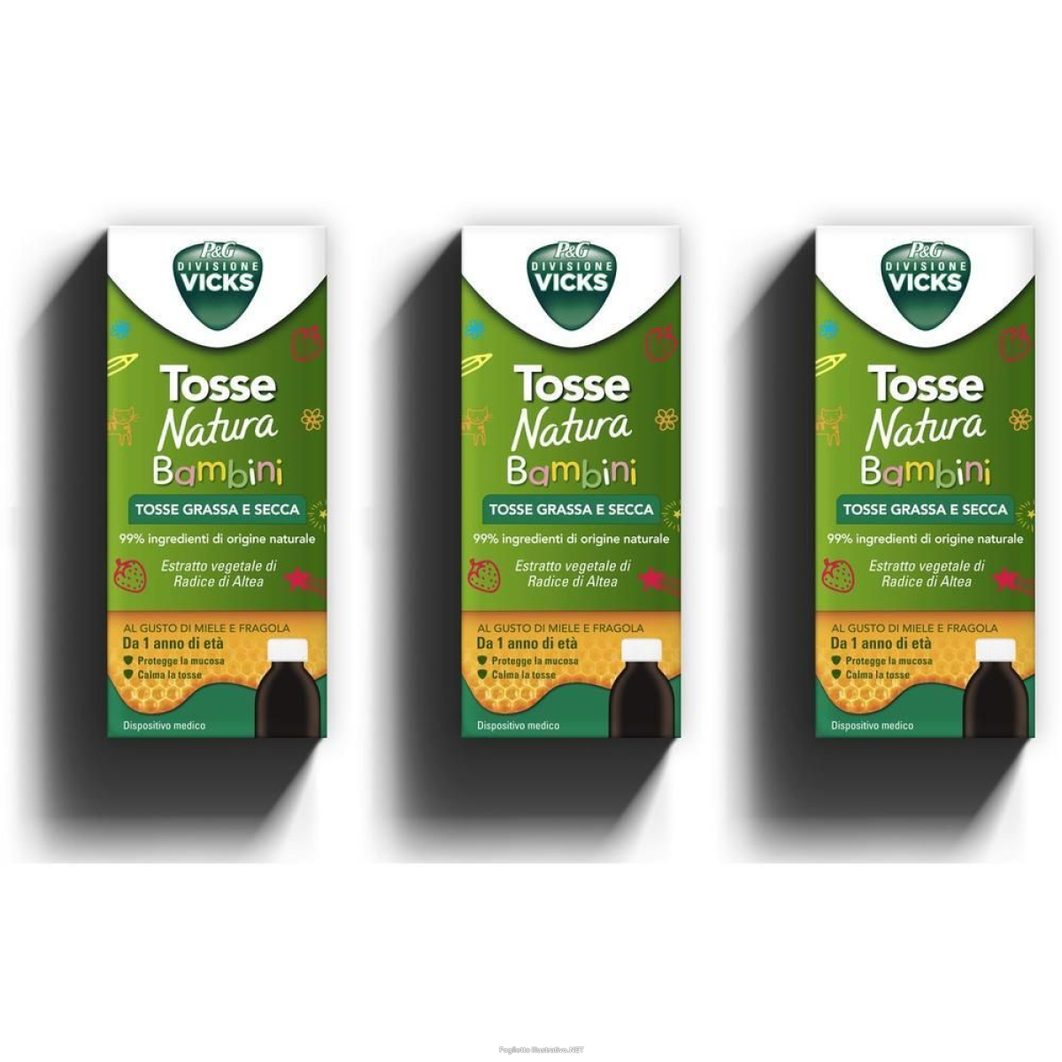Trova Offerte di vicks tosse natura bambini grassa e secca gusto miele fragola e compra online