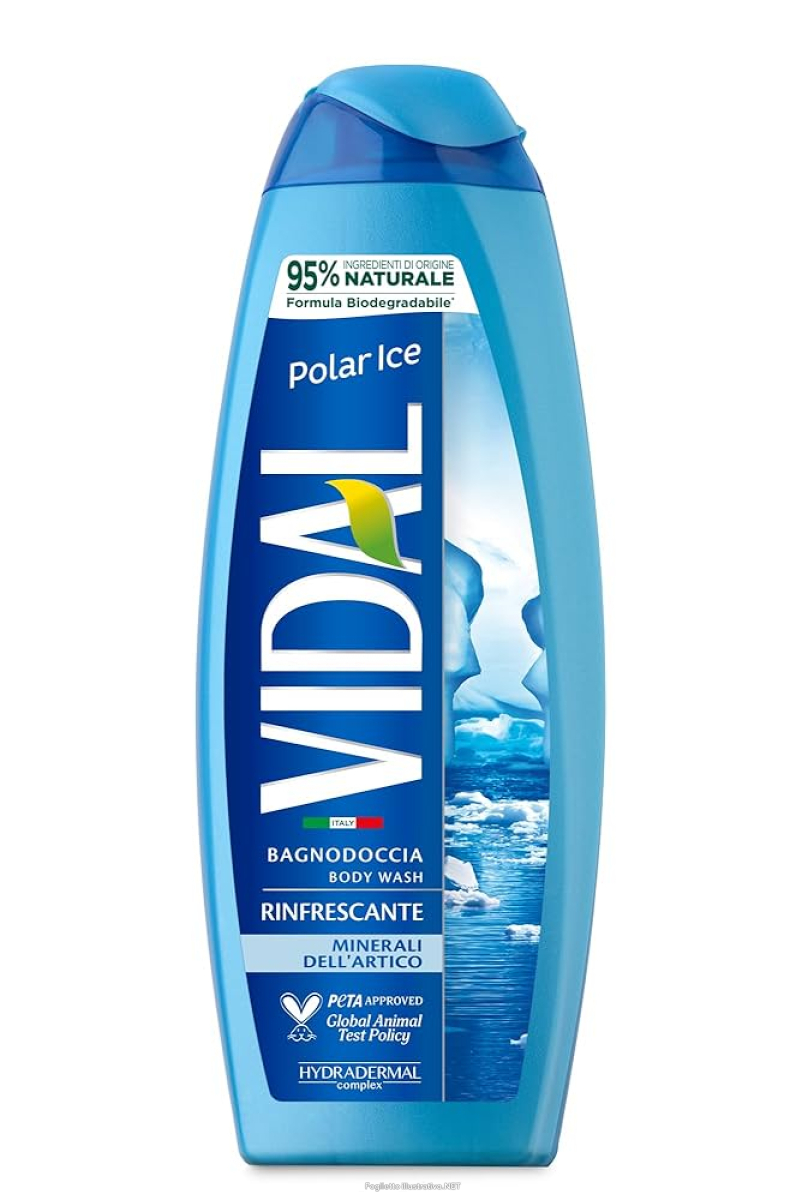 Trova Offerte di vidal bagnoschiuma rinfrescante 500ml.minerali dell'artico e compra online
