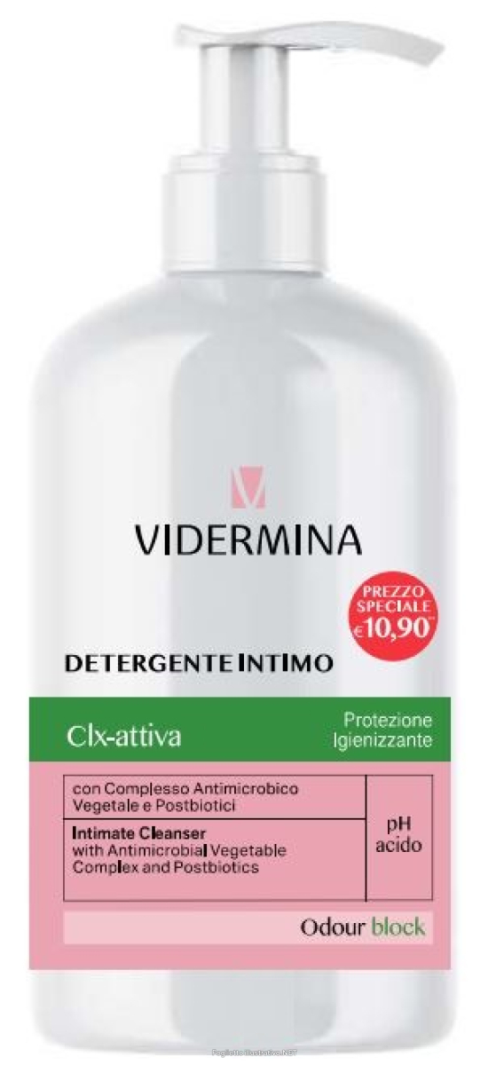 Trova Offerte di vidermina clx-attiva detergente intimo protezione igienizzante ph 5.5 500 ml e compra online