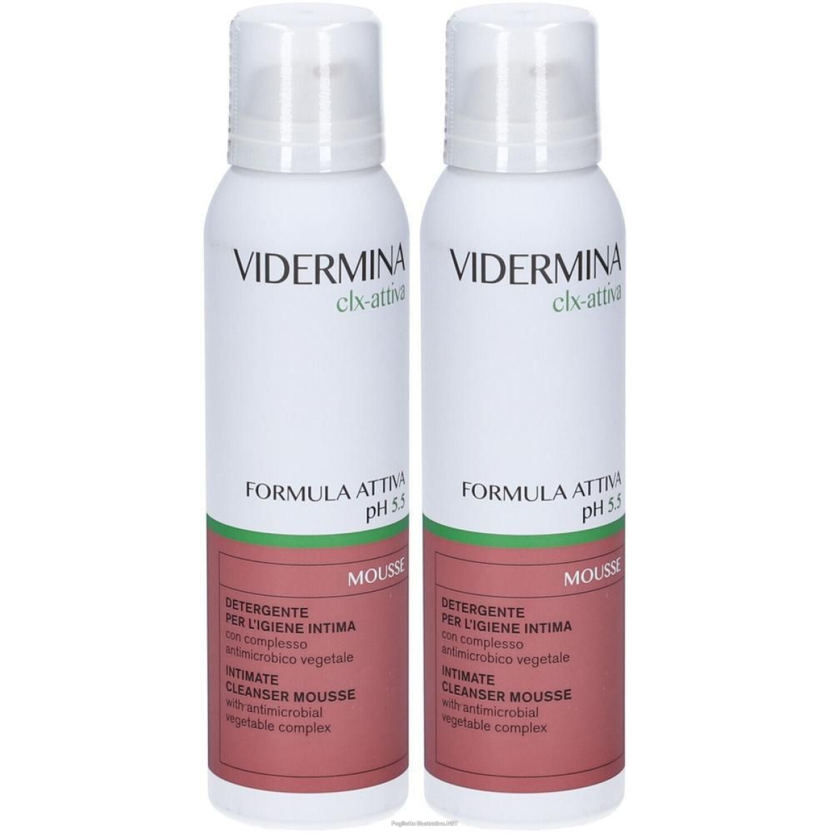 Trova Offerte di vidermina clx-attiva mousse detergente per l´igiene intima 2x150 ml e compra online