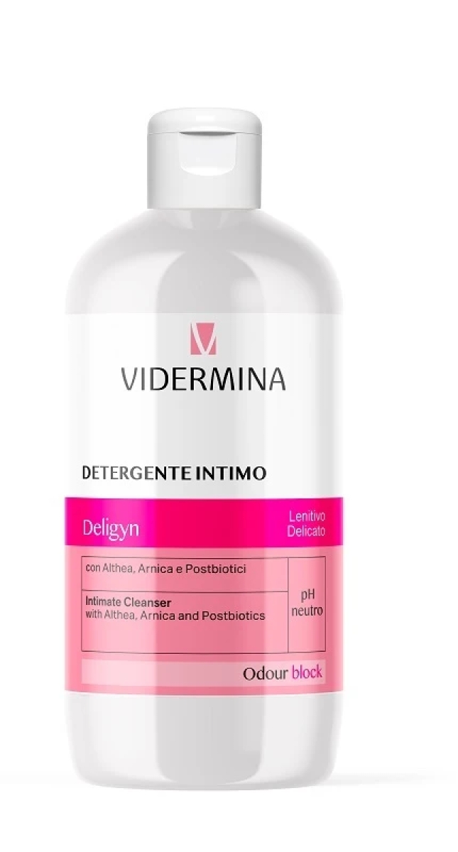 Trova Offerte di Vidermina deligyn detergente intimo ricarica 500 ml ph neutro 7,0 lenitivo con altea, arnica e postbiotici e compra online