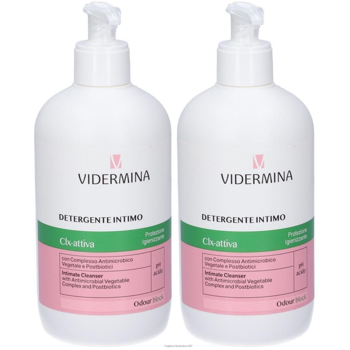 Trova Offerte di vidermina detergente intimo nuova formula 2x500 ml e compra online