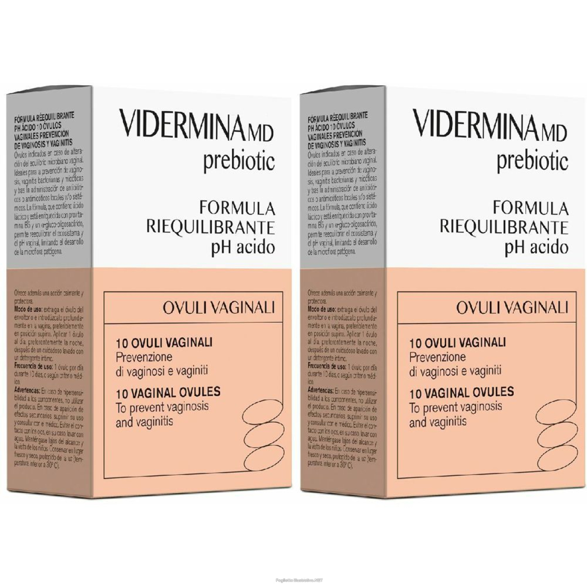 Trova Offerte di vidermina md prebiotic ovuli set da 2 2x10 pz vaginali e compra online