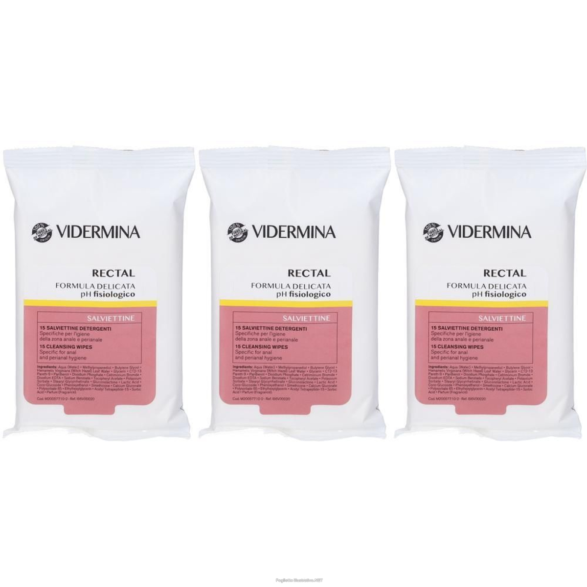 Trova Offerte di vidermina rectal formula delicata ph fisioligico salviettine 3x1 st e compra online