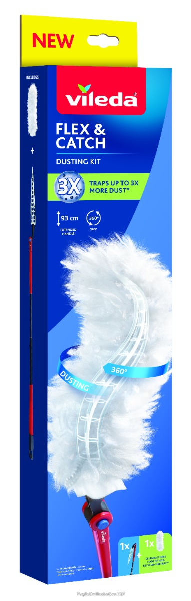 Trova Offerte di vileda flex & catch long kit system + 1 refill e compra online