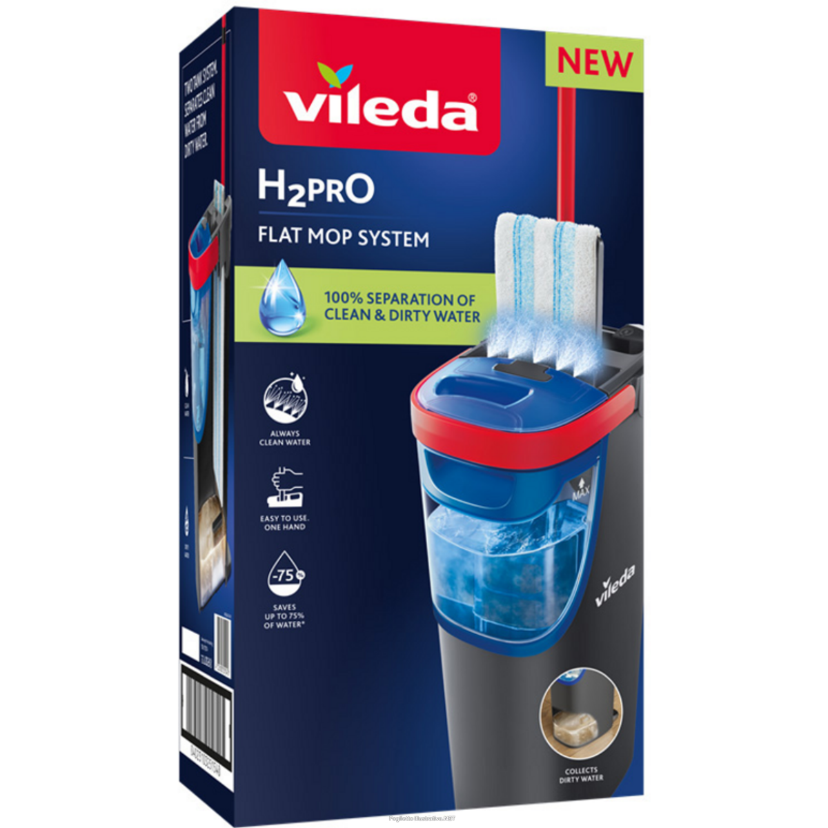Trova Offerte di vileda h2pro flatmop sistema e compra online