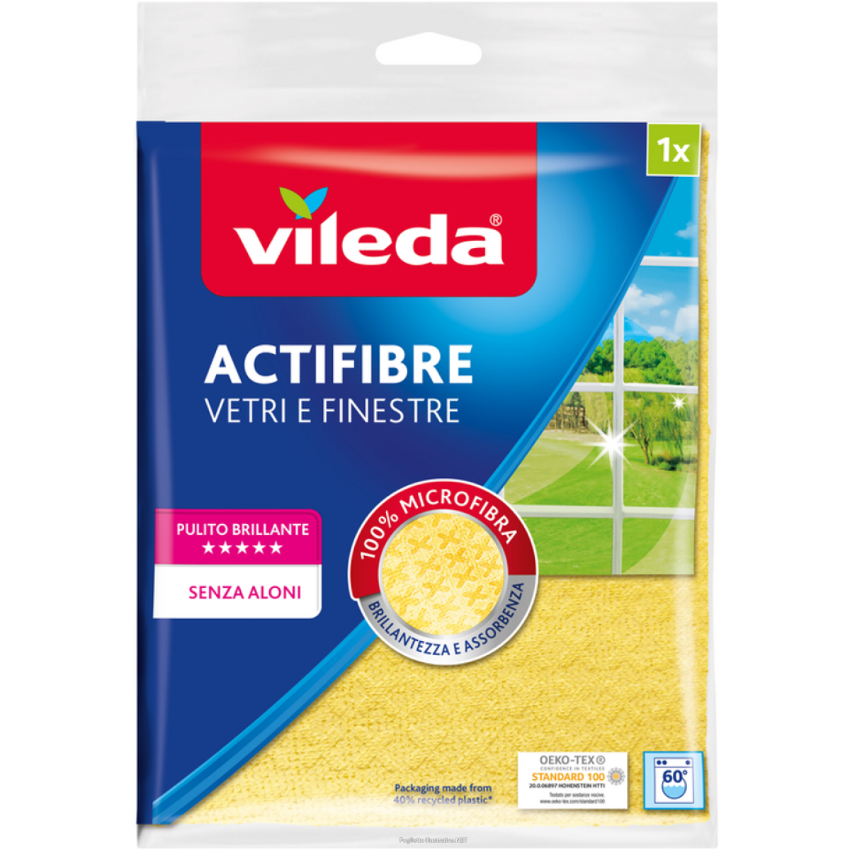 Trova Offerte di vileda panno actifibre vetri 1 pezzo e compra online