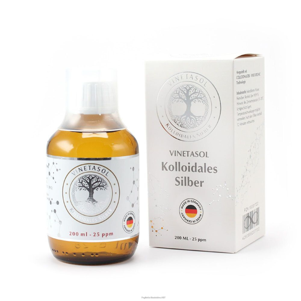 Trova Offerte di vinetasol - argento colloidale 25 ppm 200 ml fluido e compra online