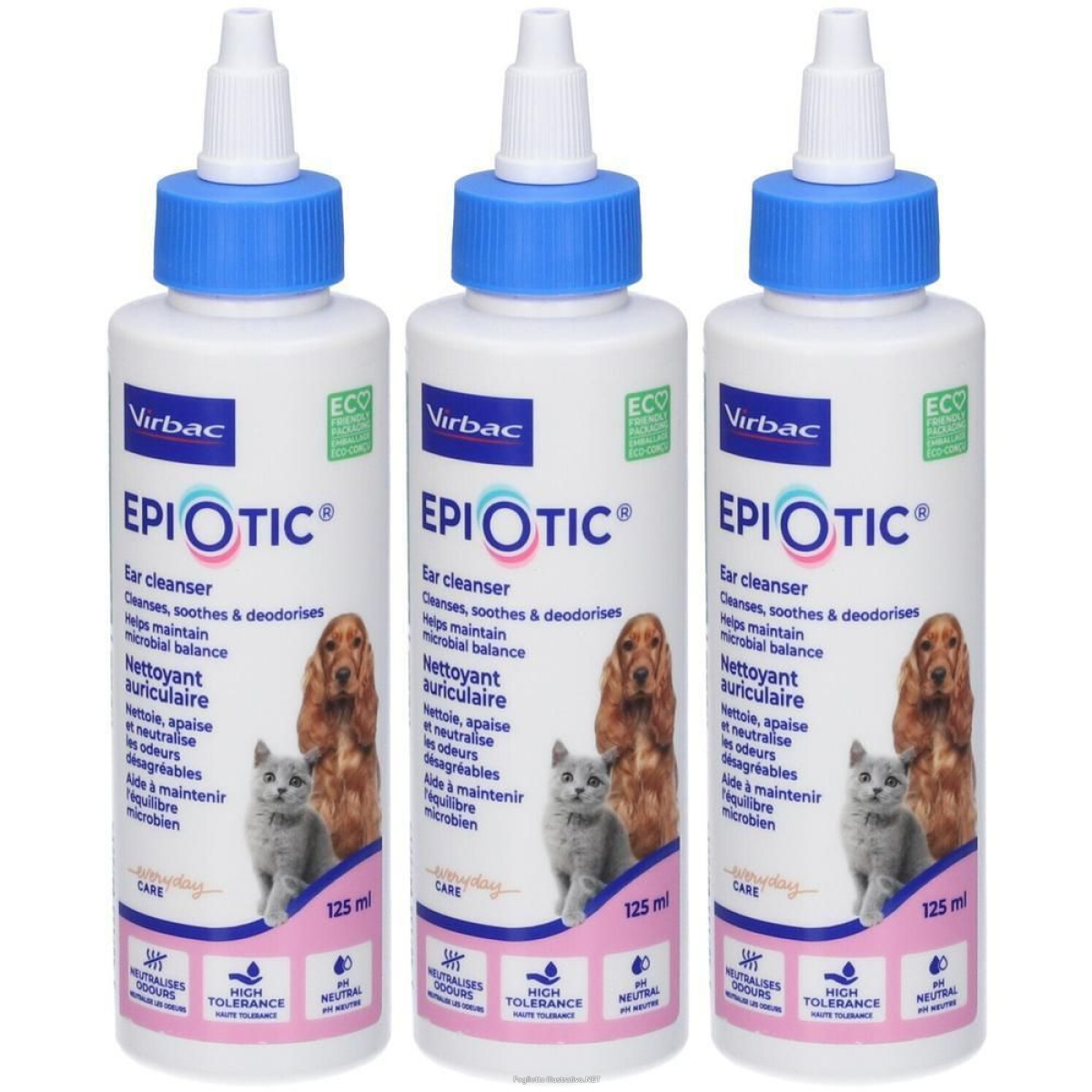 Trova Offerte di virbac epiotic® detergente auricolare per cani e gatti 3x125 ml soluzi e compra online