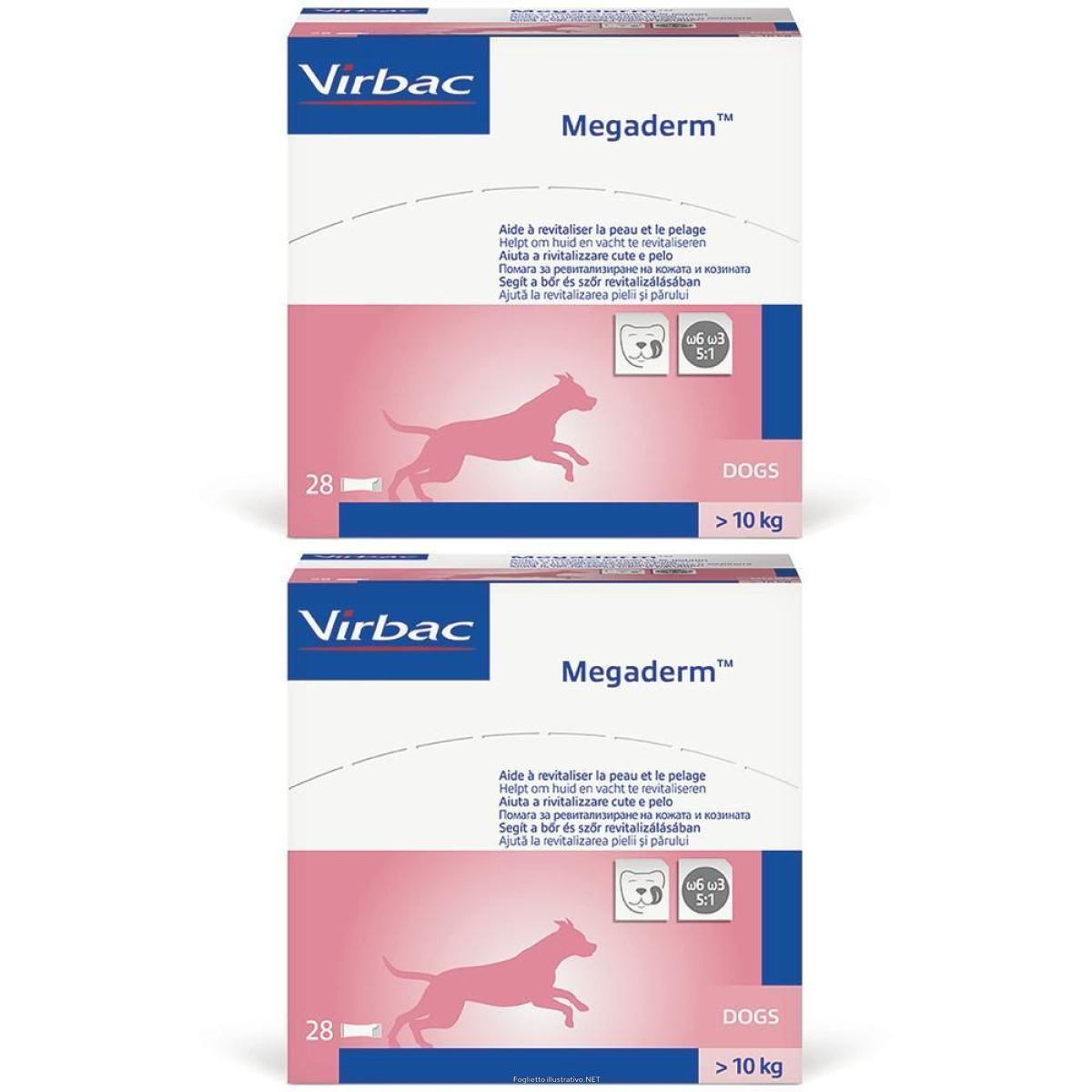 Trova Offerte di virbac megaderm per cani superiori a 10 kg 2x28x8 ml gocce orali e compra online