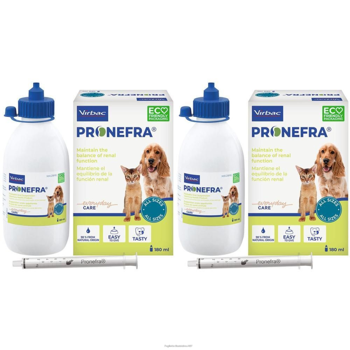Trova Offerte di virbac pronefra supporto renale di cani e gatti 180ml 2x180 ml e compra online