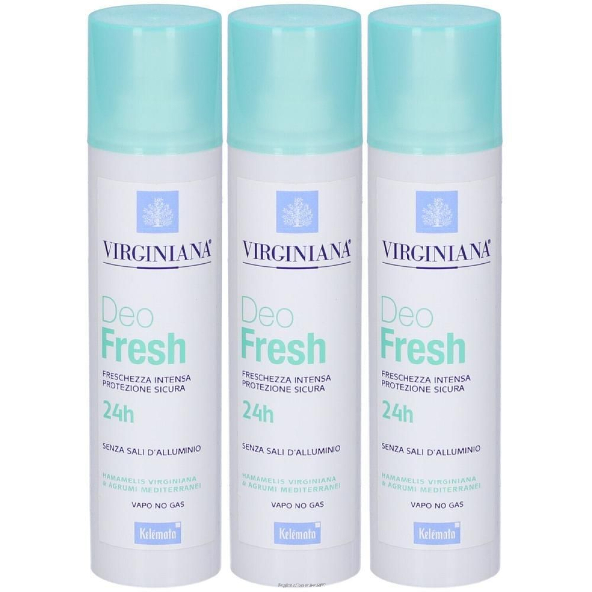 Trova Offerte di virginiana deo fresh 3x100 ml deodorante spray e compra online