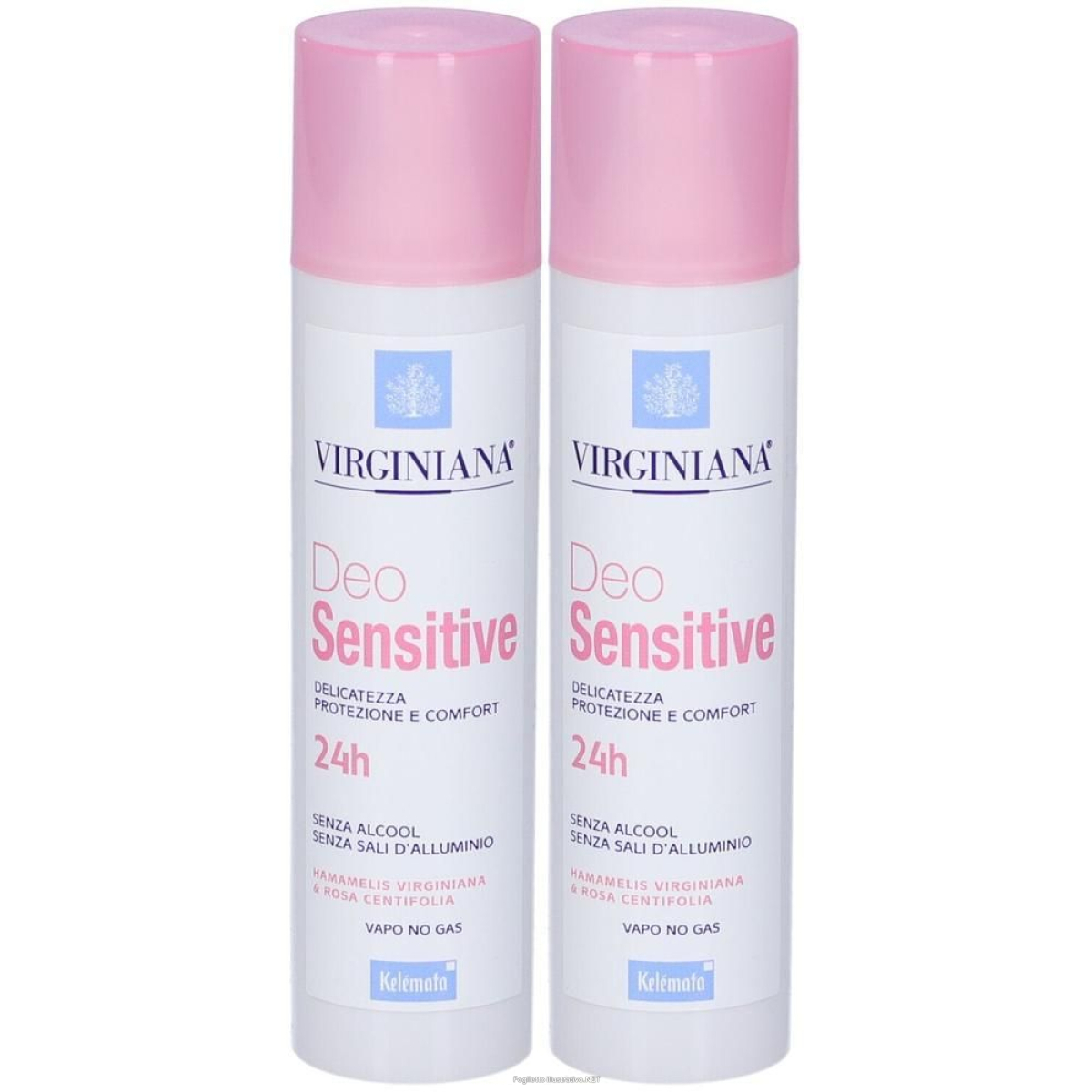 Trova Offerte di virginiana deodorante sensitive 24h spray 2x100 ml e compra online
