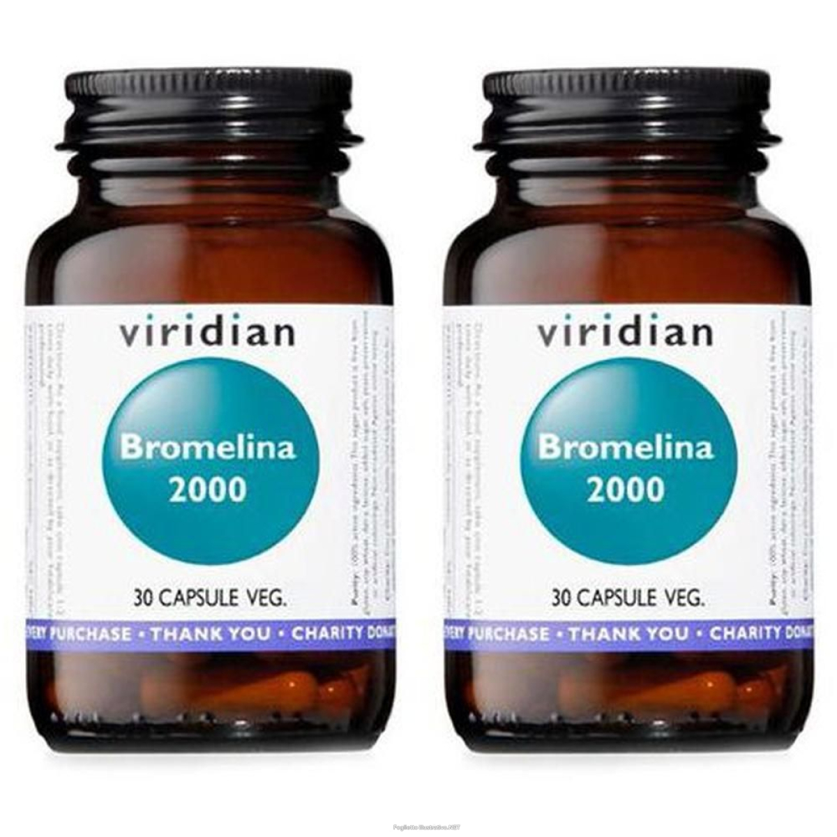 Trova Offerte di viridian bromelina 2000 30 capsule pz e compra online