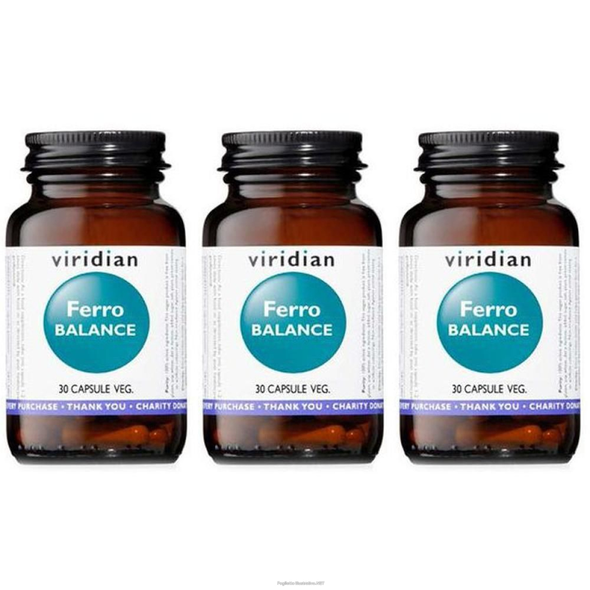 Trova Offerte di viridian ferro balance 30 capsule 3x30 pz e compra online
