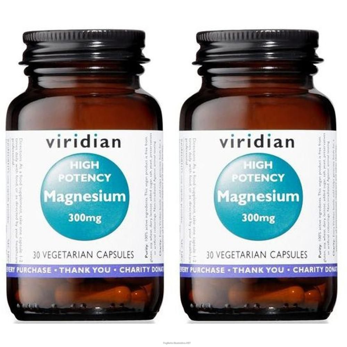 Trova Offerte di viridian magnesium 300mg high potency 30 capsule magnesio sup e compra online