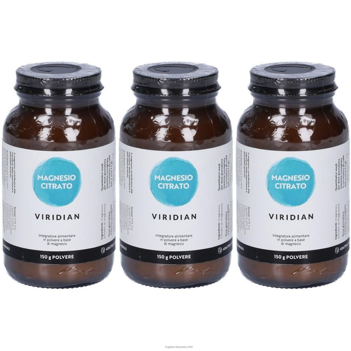 Trova Offerte di viridian magnesium citrate polvere 150g magnesio citrato 3x15 e compra online