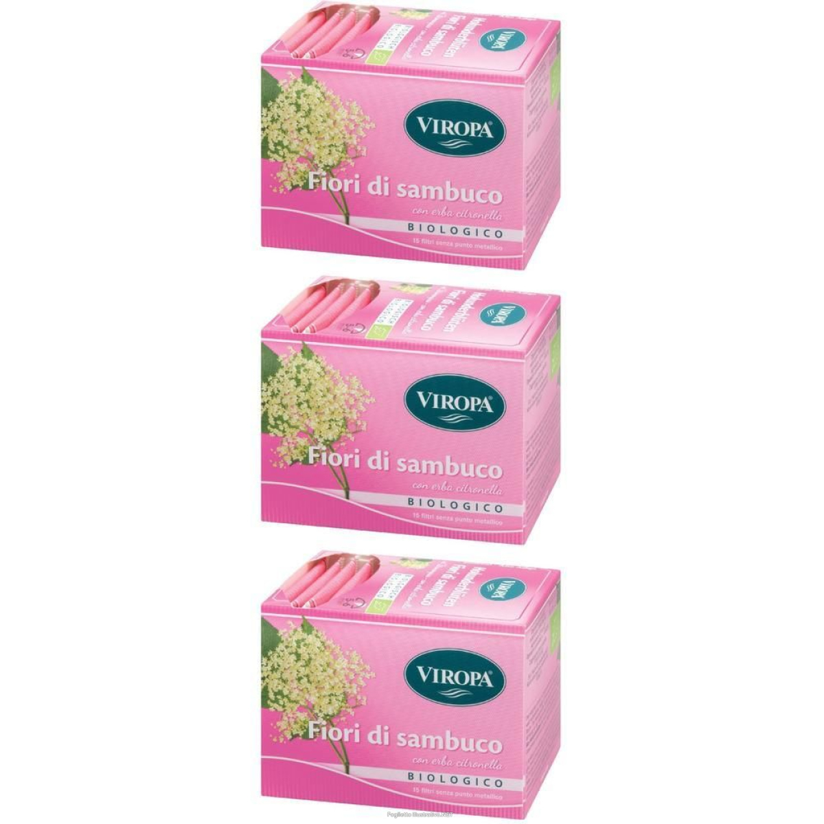 Trova Offerte di viropa fiori di sambuco bio15 bustine 3x15 pz filtro e compra online