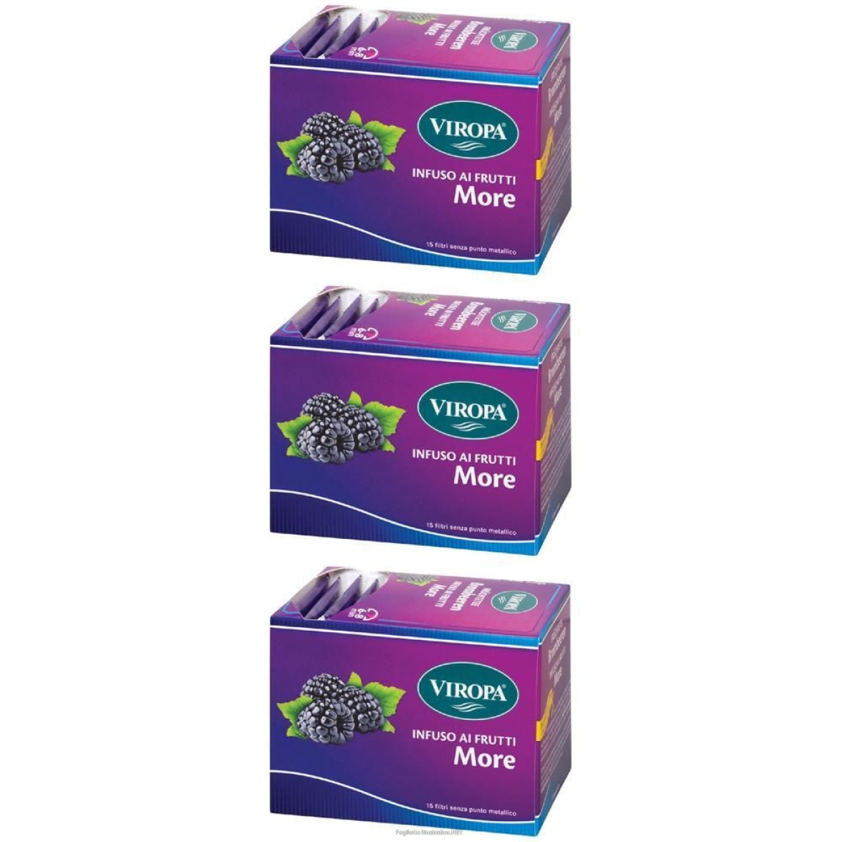 Trova Offerte di viropa infuso ai frutti more bustine 3x15 pz filtro e compra online