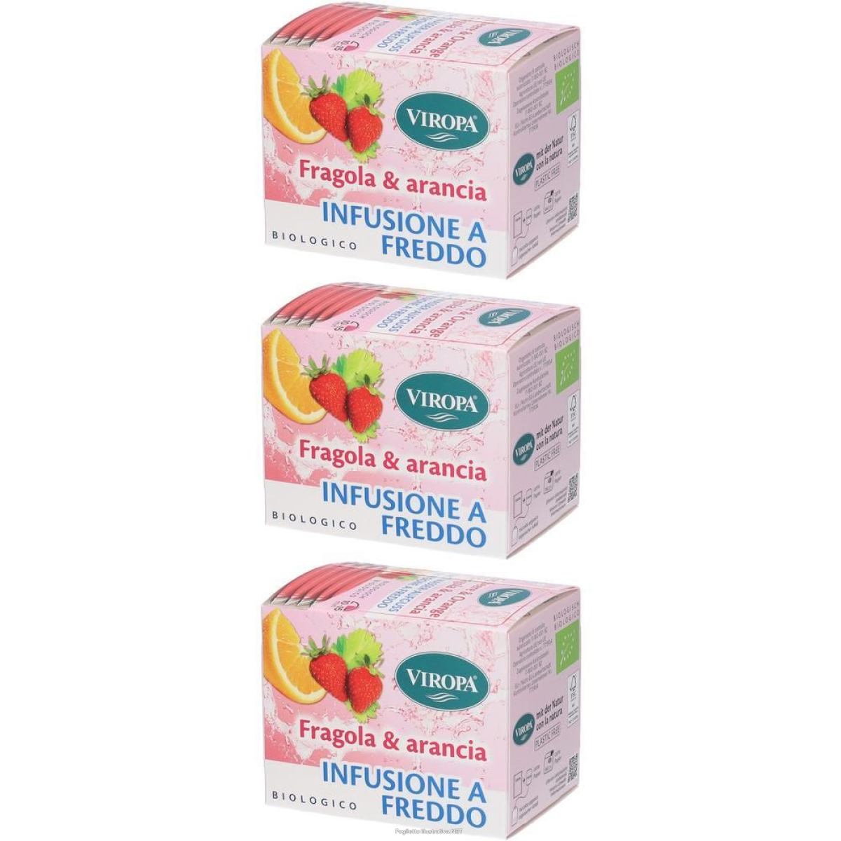 Trova Offerte di viropa infuso fragola & arancia bio bustine filtro 3x1 st e compra online