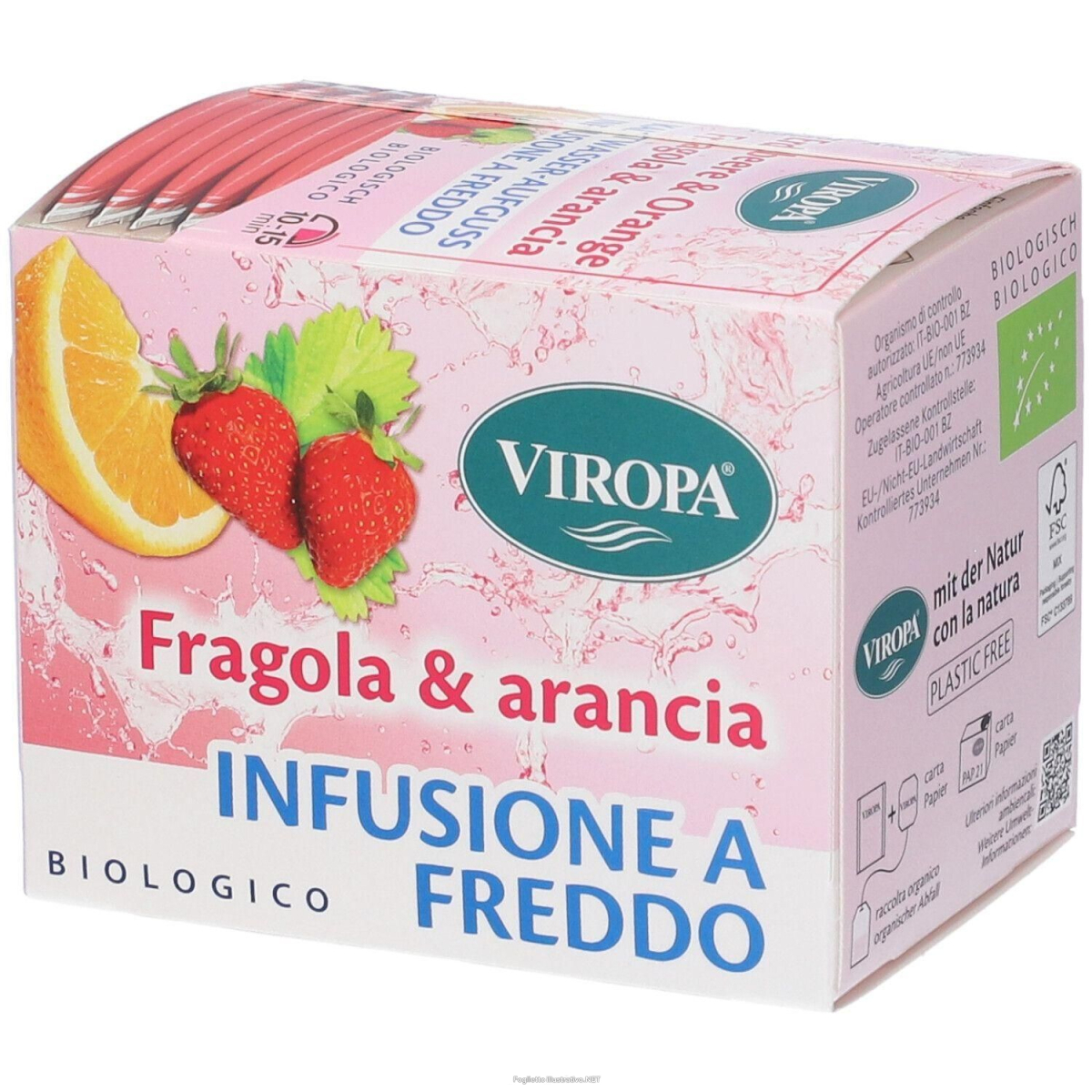Trova Offerte di viropa infuso fragola & arancia bio bustine filtro 4x1 st e compra online