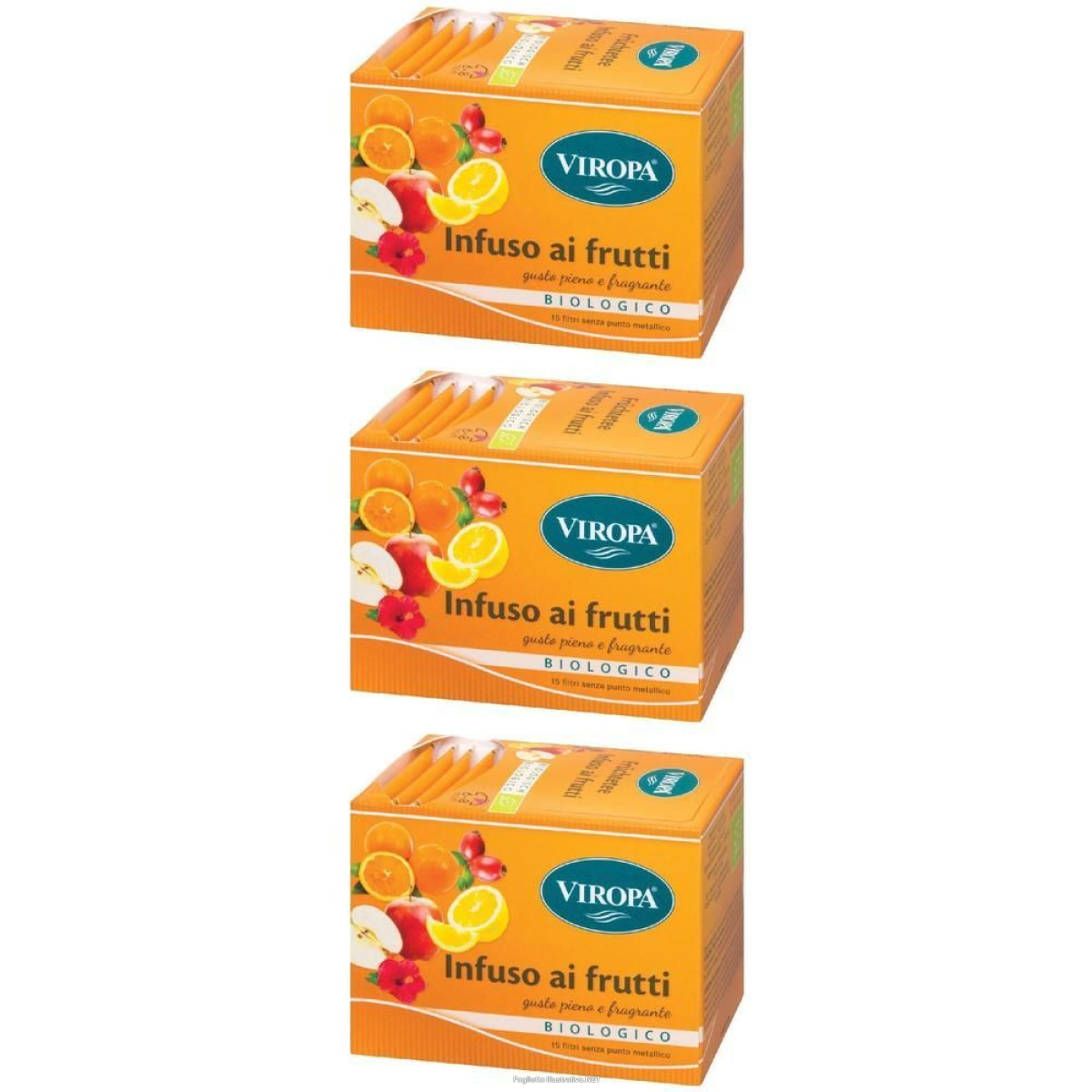 Trova Offerte di viropa infuso frutta bio 15 bustine 3x15 pz filtro e compra online