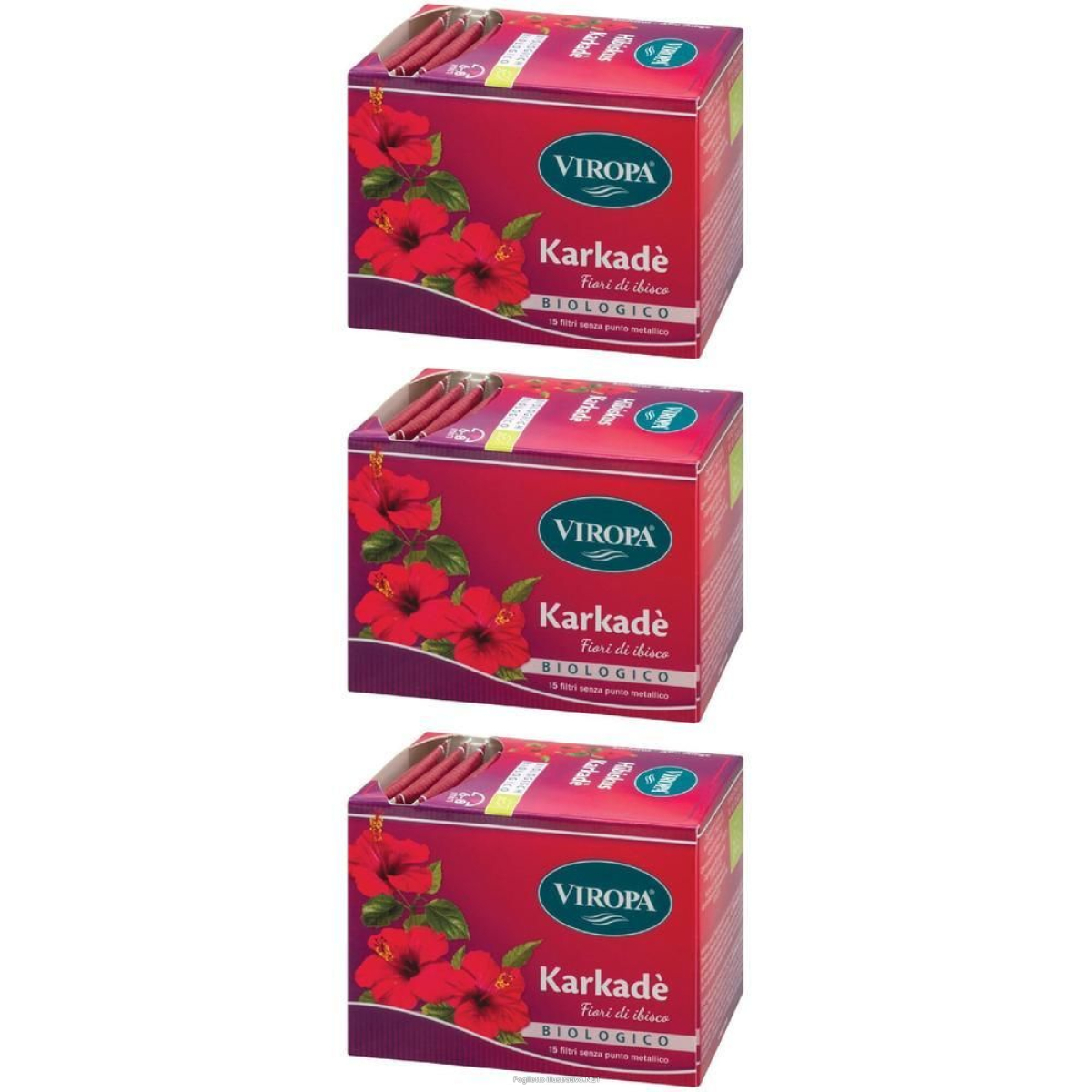 Trova Offerte di viropa karkade bio 15 bustine 3x15 pz filtro e compra online
