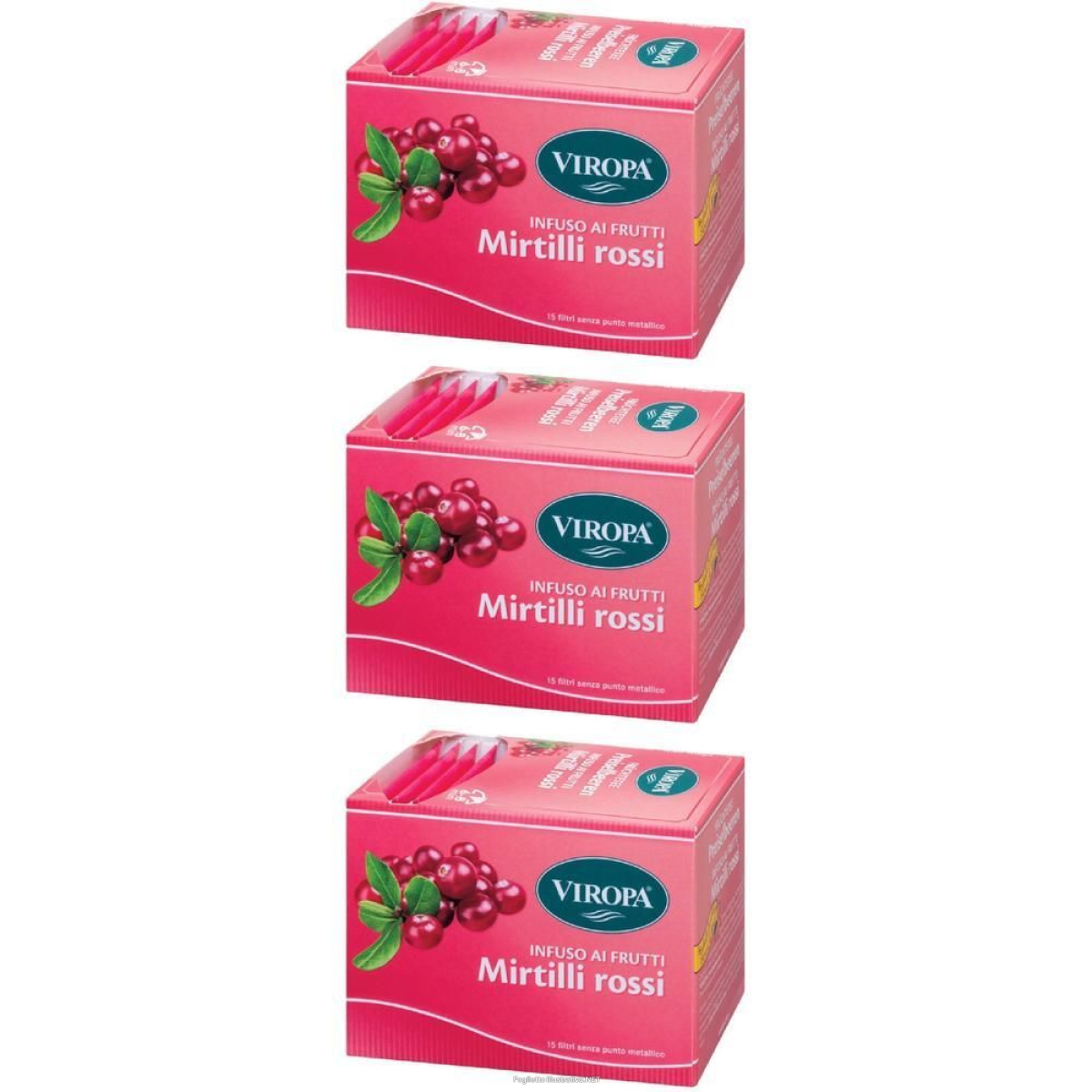 Trova Offerte di viropa mirtilli rossi 15 bustine 3x15 pz filtro e compra online