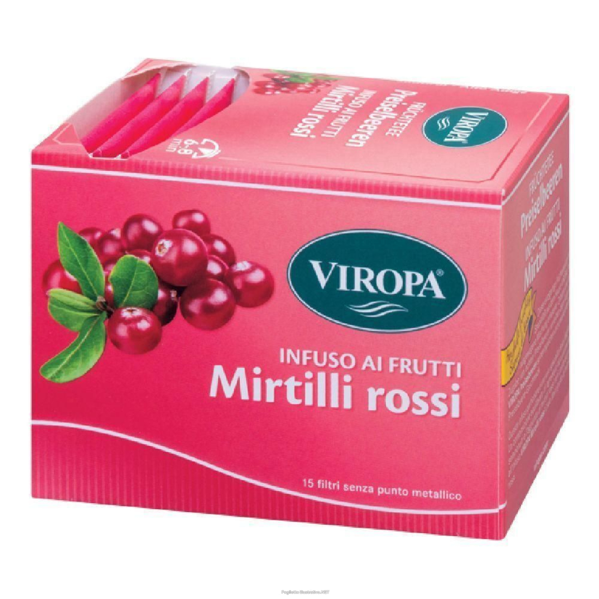 Trova Offerte di viropa mirtilli rossi 15 bustine 4x15 pz filtro e compra online