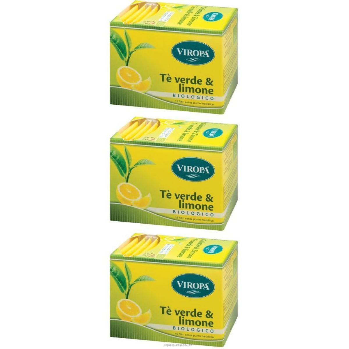 Trova Offerte di viropa te' verde limone bio bustine 3x15 pz filtro e compra online