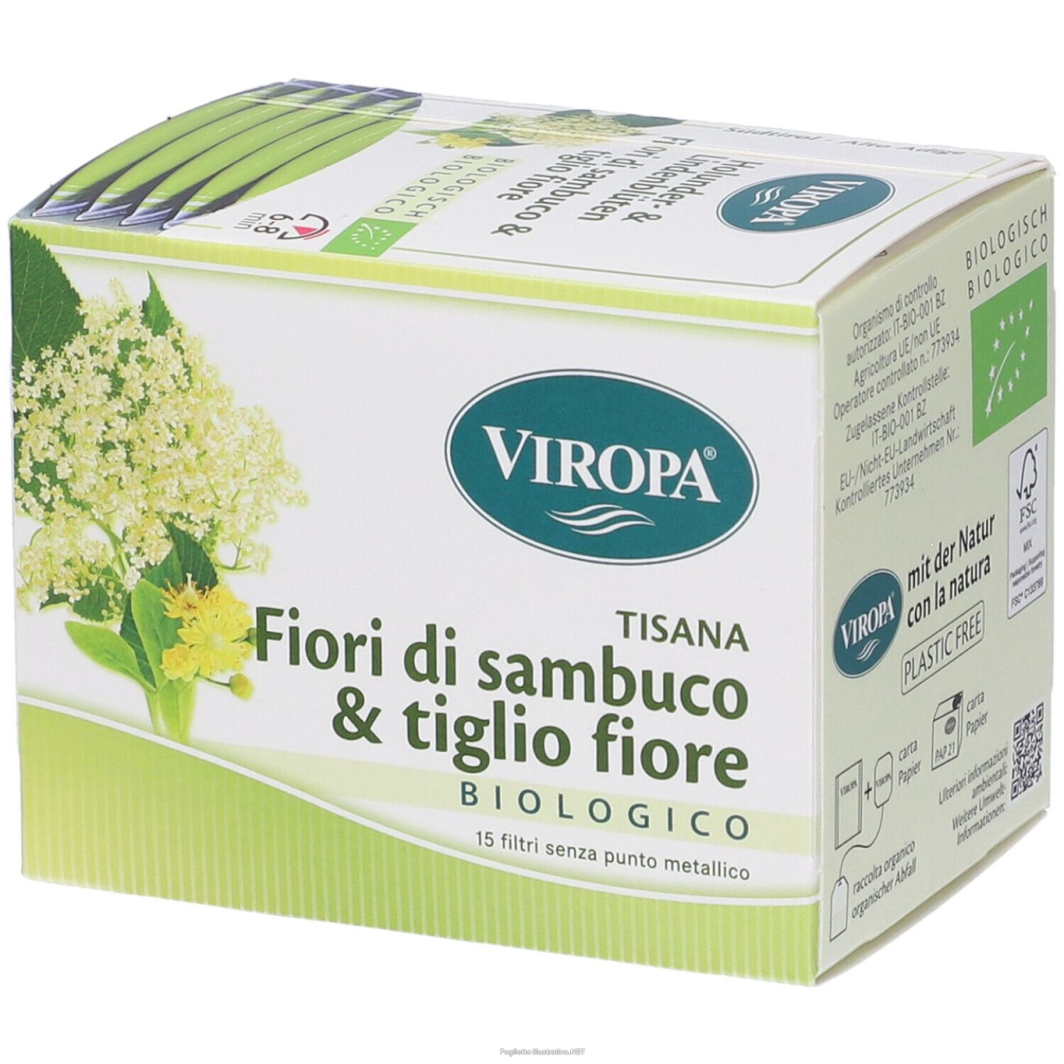 Trova Offerte di viropa tisana fiori di sambuco & tiglio fiore biologico 15 bustine e compra online