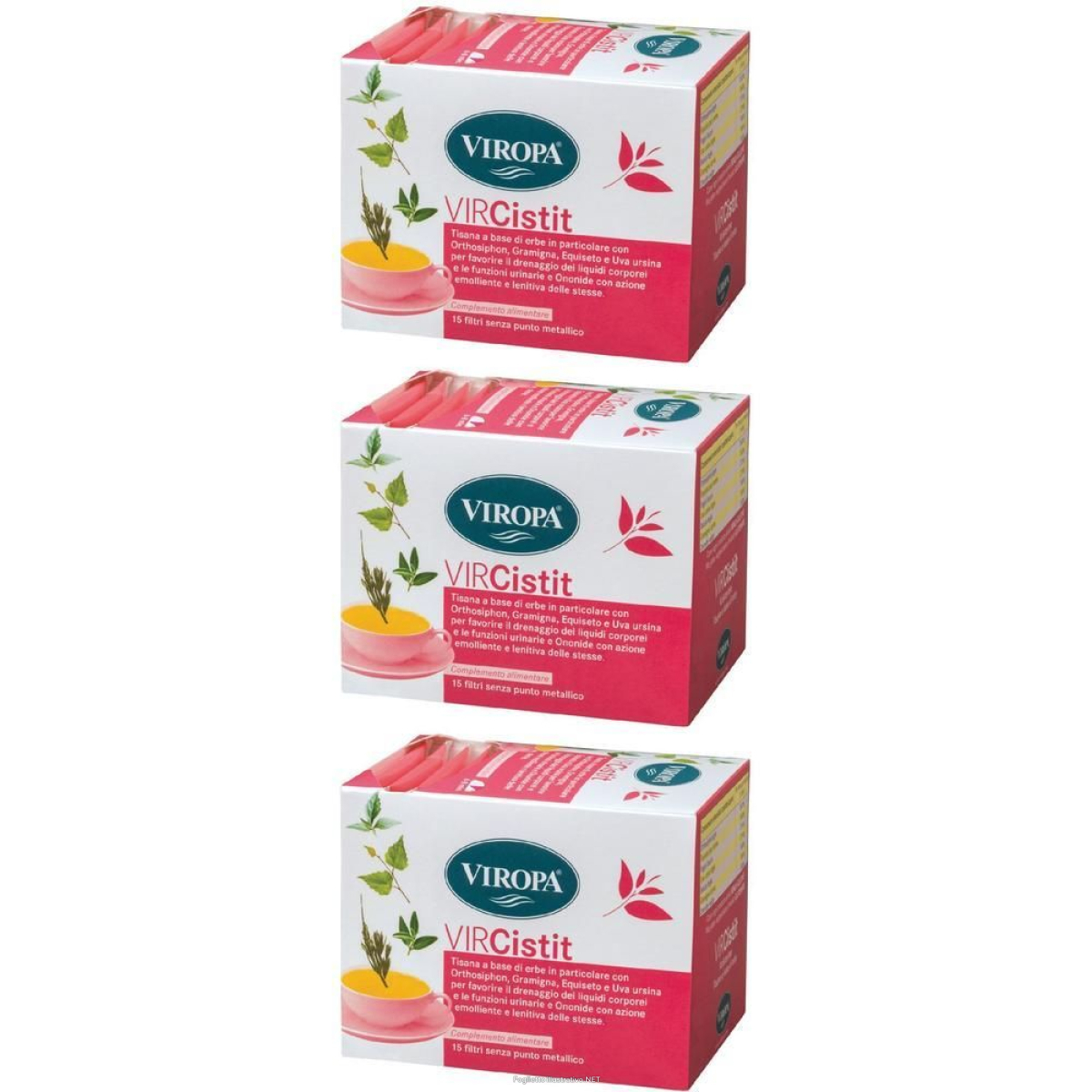 Trova Offerte di viropa vircistit 3x15 pz bustine filtro e compra online
